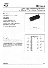 DataSheet STV9380A pdf